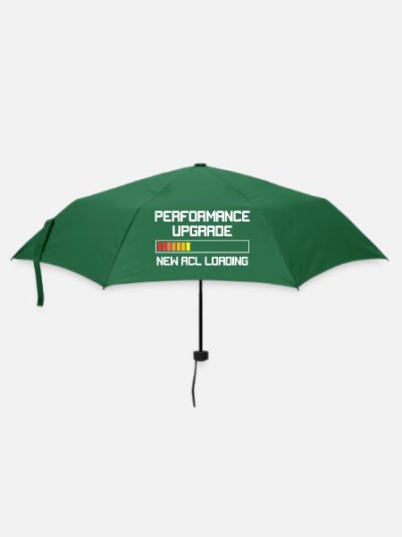 Funny Knee Surgery Torn ACL Performance Upgrade - Regenschirm (klein) - Flaschengrün
