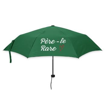 Seltene Perle Papa - Papa Geschenkidee - Regenschirm (klein) - Flaschengrün - Vorne