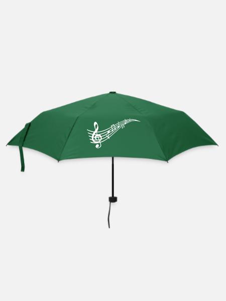 notenspiel - Regenschirm (klein) - Flaschengrün