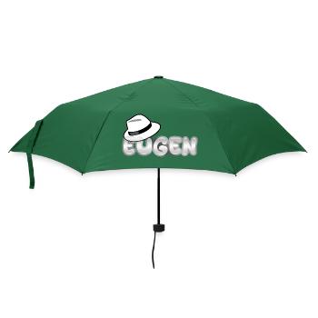 Geschenk für Eugen - Regenschirm (klein) - Flaschengrün - Vorne