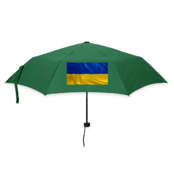 Ukraine - Regenschirm (klein) - Flaschengrün - Vorne