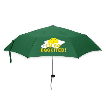 I'm so eggcited Spiegelei Lustig - Regenschirm (klein) - Flaschengrün - Vorne