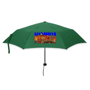 Marseille Stadt - Regenschirm (klein) - Flaschengrün - Vorne