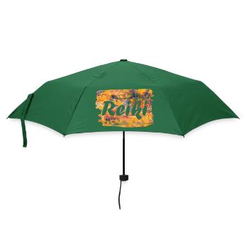 reiki schriftzug e 280 - Regenschirm (klein) - Flaschengrün - Vorne