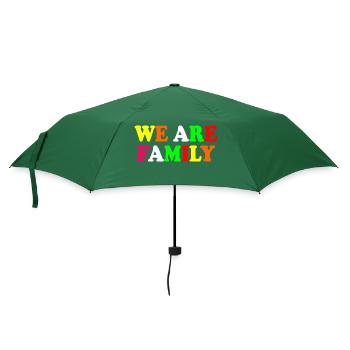 We are family - Regenschirm (klein) - Flaschengrün - Vorne