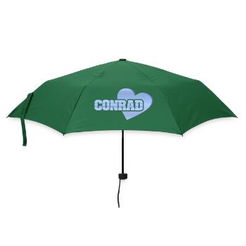 Geschenk für Conrad - Regenschirm (klein) - Flaschengrün - Vorne