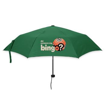 Did Someone Say Bingo 10 - Regenschirm (klein) - Flaschengrün - Vorne
