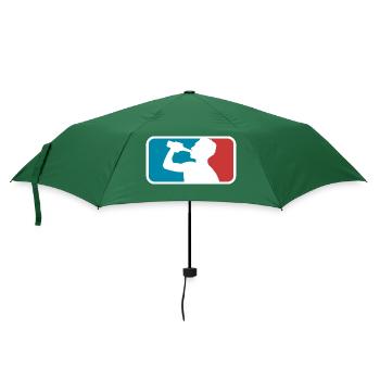 Bier - Vatertag - Männerabend - Alkoholism :O - Regenschirm (klein) - Flaschengrün - Vorne