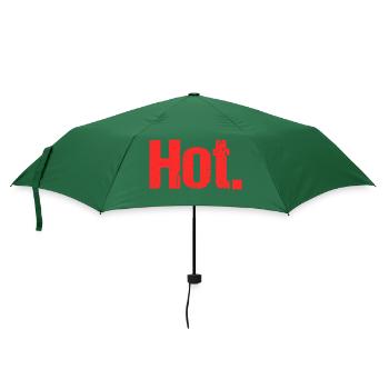 Hot. - Regenschirm (klein) - Flaschengrün - Vorne