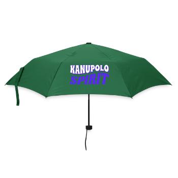 Kanupolo Spirit Slogan - Regenschirm (klein) - Flaschengrün - Vorne