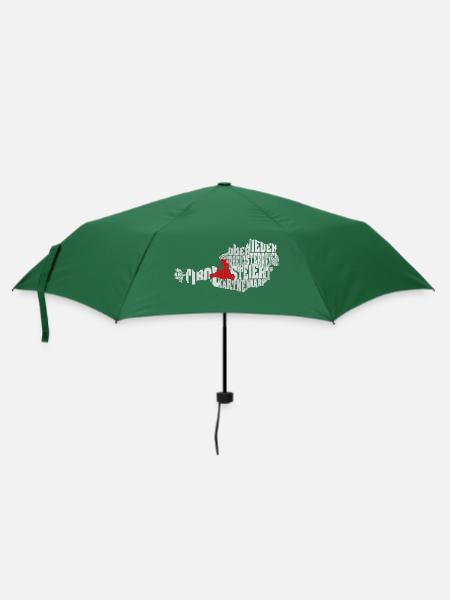 Salzburg - Österreich Salzburg - Regenschirm (klein) - Flaschengrün