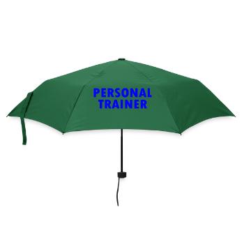 Personal trainer - Regenschirm (klein) - Flaschengrün - Vorne
