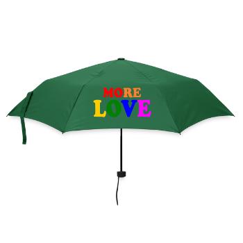 More love - Regenschirm (klein) - Flaschengrün - Vorne