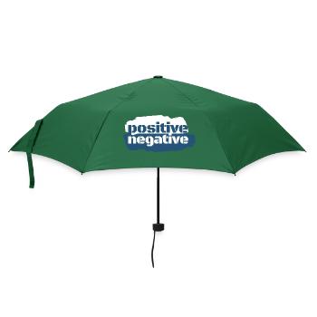 positive | negative – modern style - Regenschirm (klein) - Flaschengrün - Vorne