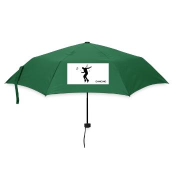 Dancing Dance Music - Regenschirm (klein) - Flaschengrün - Vorne