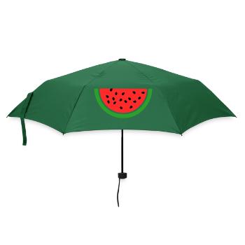 Wassermelone - Regenschirm (klein) - Flaschengrün - Vorne