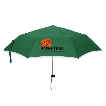 Basketball - Regenschirm (klein) - Flaschengrün - Vorne
