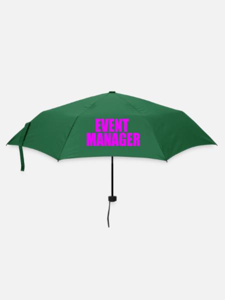EVENT-MANAGER - Regenschirm (klein) - Flaschengrün