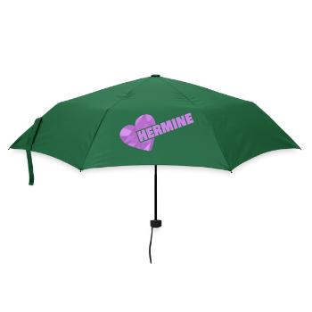 Geschenk für Hermine - Regenschirm (klein) - Flaschengrün - Vorne