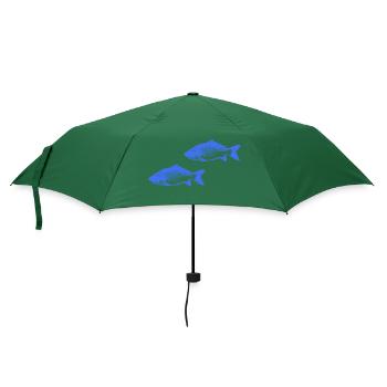 Fische - Regenschirm (klein) - Flaschengrün - Vorne