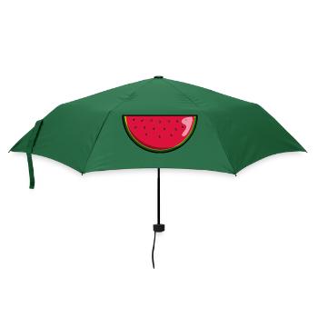Melone Frucht - Regenschirm (klein) - Flaschengrün - Vorne