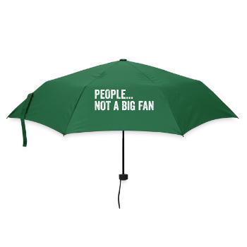 Leute, die keine großen Fans sind - Regenschirm (klein) - Flaschengrün - Vorne
