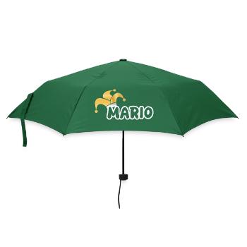 Carnival Mario - Regenschirm (klein) - Flaschengrün - Vorne