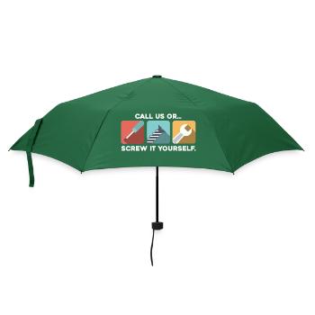 Handwerker - Regenschirm (klein) - Flaschengrün - Vorne