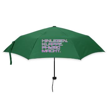 Physiotherapie Therapeut Spruch - Regenschirm (klein) - Flaschengrün - Vorne