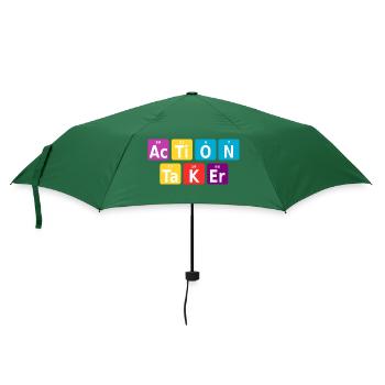 Action taker - Regenschirm (klein) - Flaschengrün - Vorne