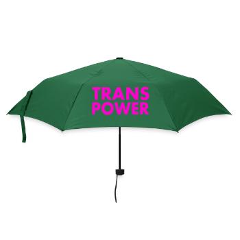 Trans power - Regenschirm (klein) - Flaschengrün - Vorne
