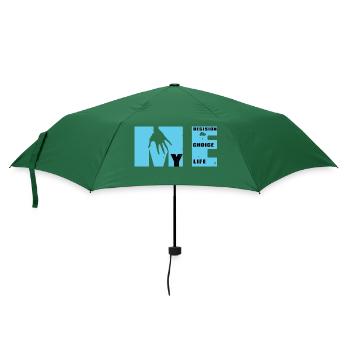 MEtamorfosis: Wahl, Entscheidung, Leben - Regenschirm (klein) - Flaschengrün - Vorne