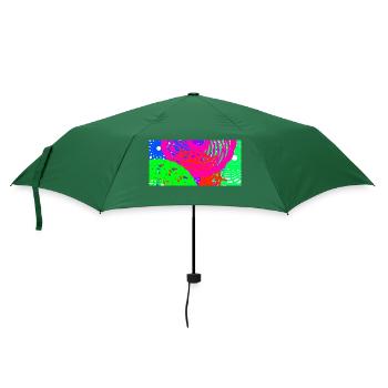 Störe meine Kreise nicht - Regenschirm (klein) - Flaschengrün - Vorne