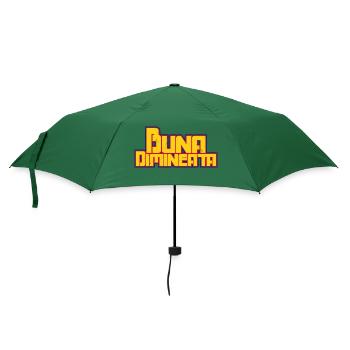 Rumänien Flagge Balkan Urlaub Bucharest - Regenschirm (klein) - Flaschengrün - Vorne