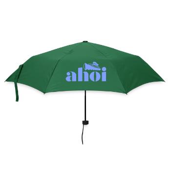 ahoi - Regenschirm (klein) - Flaschengrün - Vorne