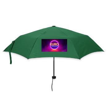 EURO Dance - Regenschirm (klein) - Flaschengrün - Vorne