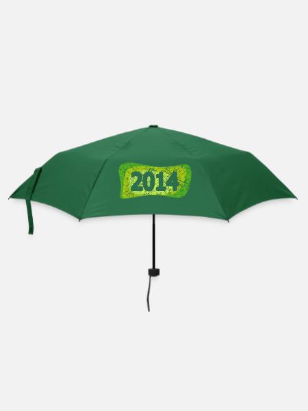 2014 2014 - Regenschirm (klein) - Flaschengrün