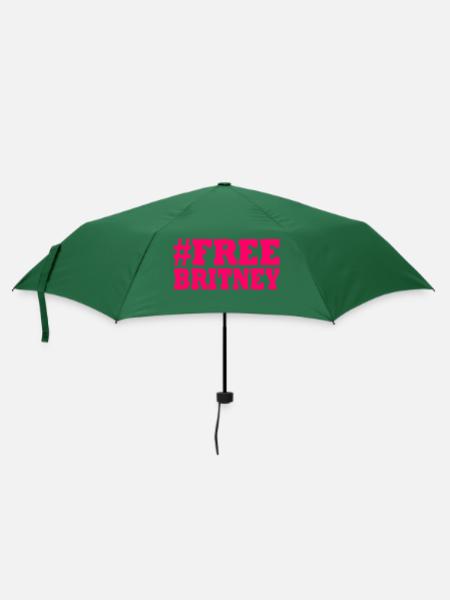 Free britney - Regenschirm (klein) - Flaschengrün