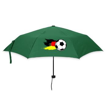 Fußball Soccer - Regenschirm (klein) - Flaschengrün - Vorne