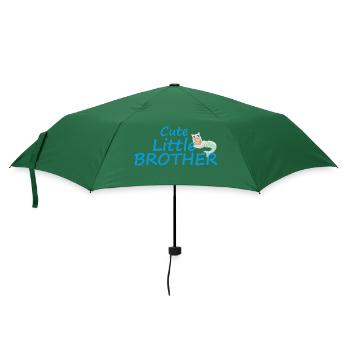 Süßer kleiner Bruder - Regenschirm (klein) - Flaschengrün - Vorne