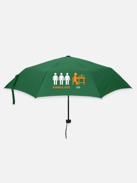 Bastler Basteln - Regenschirm (klein) - Flaschengrün