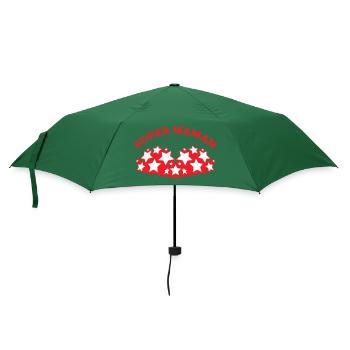 Super Maman - Fête des Mères - Parapluie standard - vert bouteille - Devant