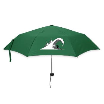 Sternen-Surfen - Regenschirm (klein) - Flaschengrün - Vorne