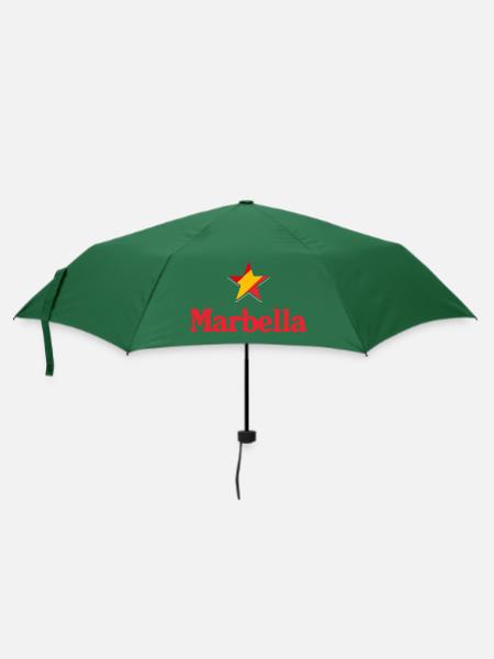 Stars Spaniens – Marbella - Regenschirm (klein) - Flaschengrün