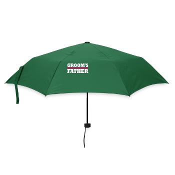Grooms father - Regenschirm (klein) - Flaschengrün - Vorne