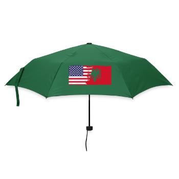 Republik Albanien Albania Shqipëria Tirana Albaner - Regenschirm (klein) - Flaschengrün - Vorne
