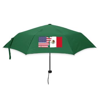 Mexikaner Mexiko Herkunft Landesfarben Spruch - Regenschirm (klein) - Flaschengrün - Vorne