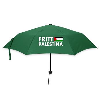 fritt palestina - Regenschirm (klein) - Flaschengrün - Vorne