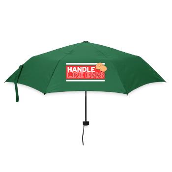 Wie Eier anfassen - Regenschirm (klein) - Flaschengrün - Vorne