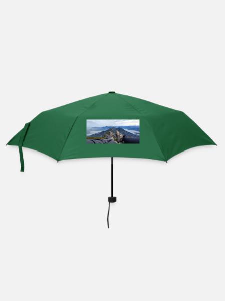 Gipfelstürm - Regenschirm (klein) - Flaschengrün